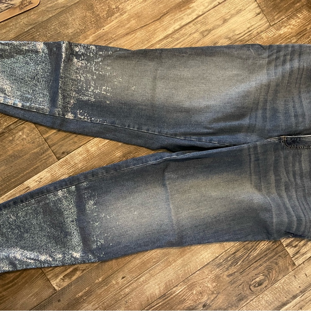 INC International Concepts Blue Straight Leg Jeans